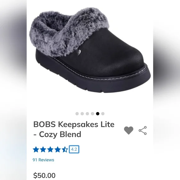 Skechers BOB'S Keepsakes Lite-Cozy Blend Slippers - Picture 2 of 6